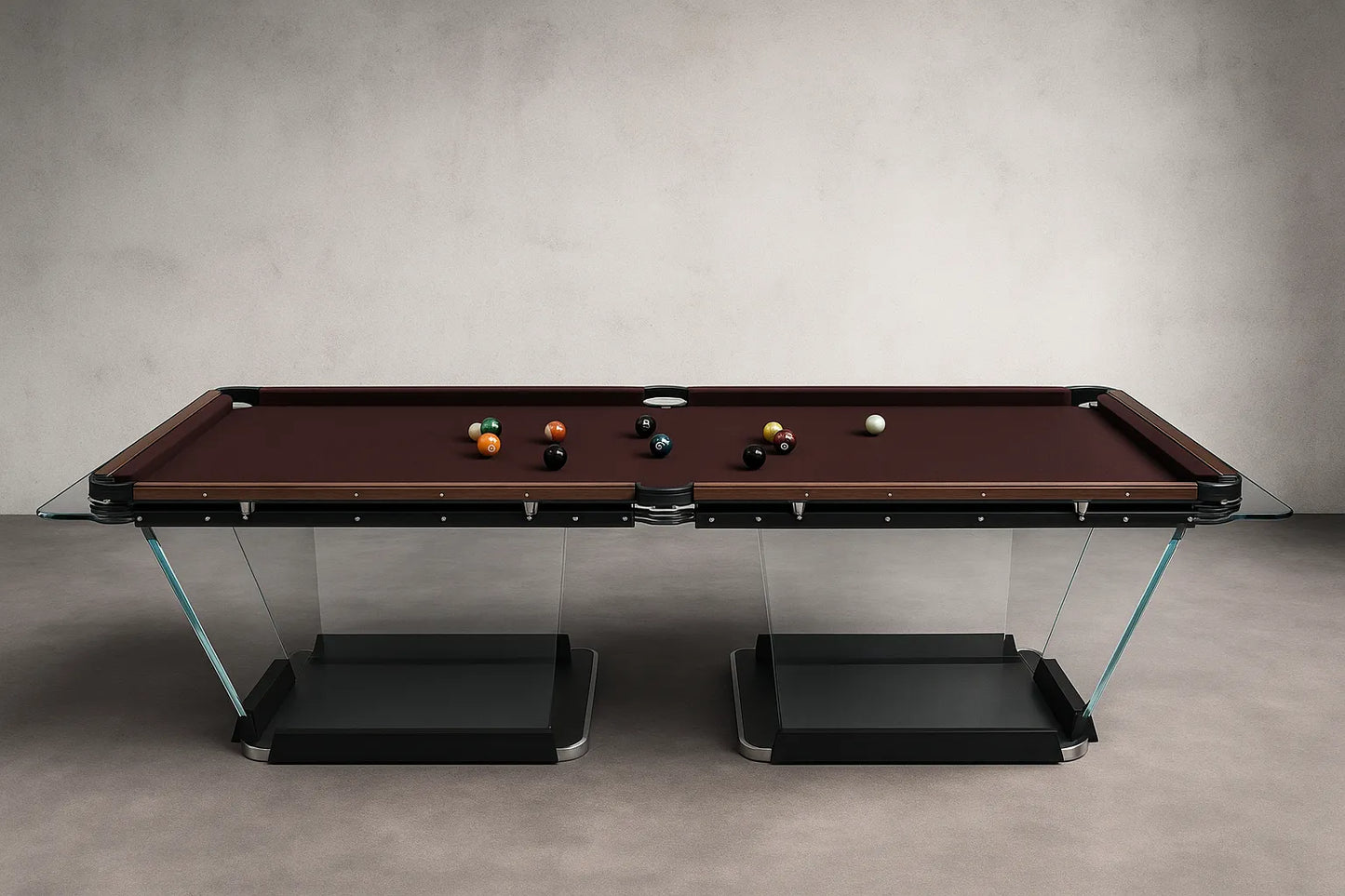 Ausburg Glass Pool Table - Centric Billiard | Hong Kong's Premier Pool Table and Game Tables Retailer