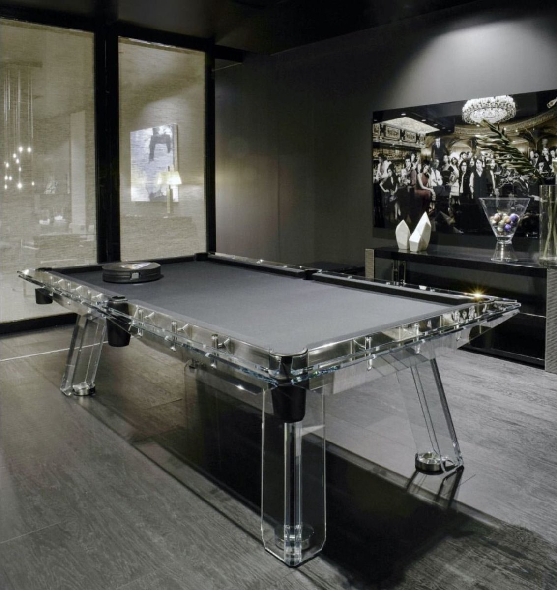 Berlin Glass Designer Pool Table - Centric Billiard | Hong Kong's Premier Pool Table and Game Tables Retailer