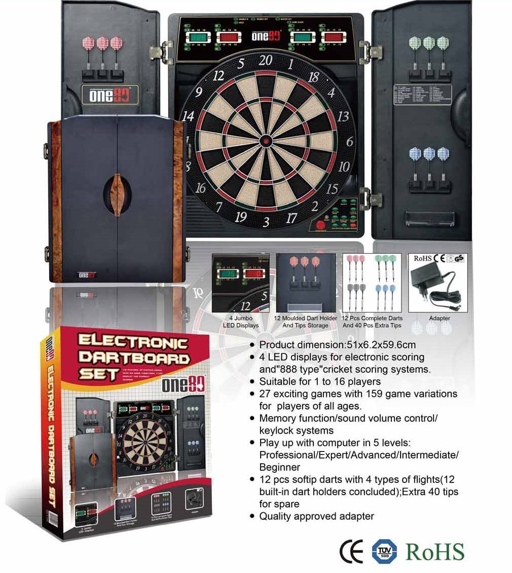 Electronic Dartboard with Cabinet - Centric Billiard | Hong Kong's Premier Pool Table and Game Tables Retailer