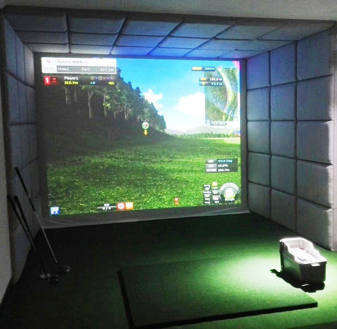 Indoor Golf Simulator + Home theater +KTV - Centric Billiard | Hong Kong's Premier Pool Table and Game Tables Retailer