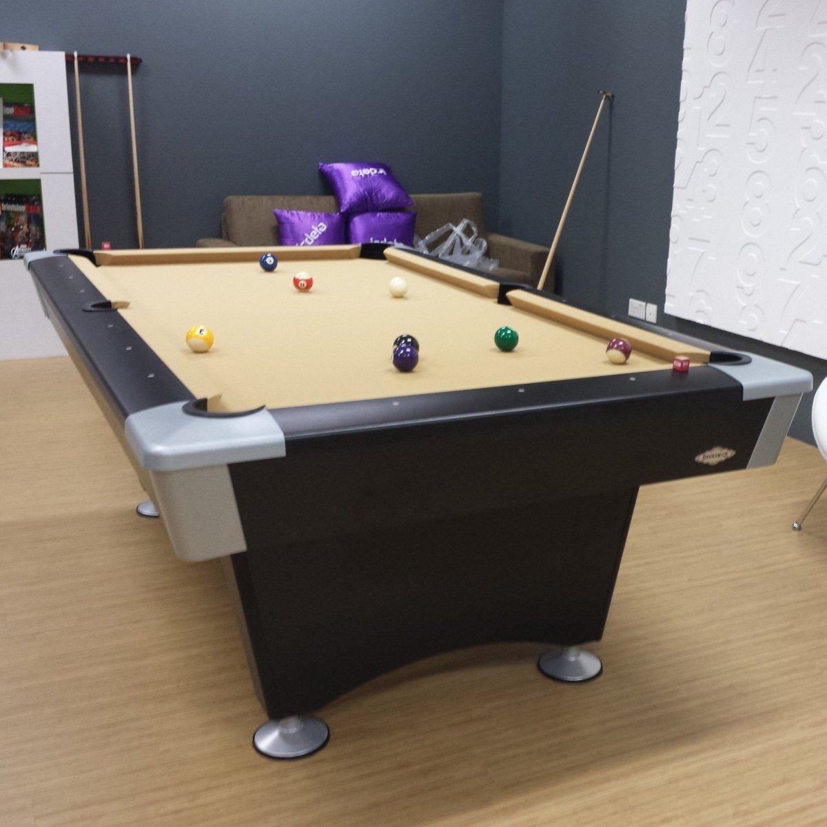 Black Wolf Pool Table - Centric Billiard | Hong Kong's Premier Pool Table and Game Tables Retailer