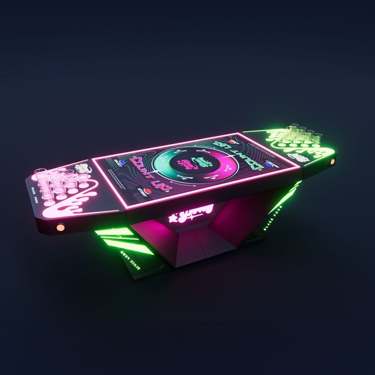 Blaze Pong Beer Pong Arcade Table - Centric Billiard | Hong Kong's Premier Pool Table and Game Tables Retailer