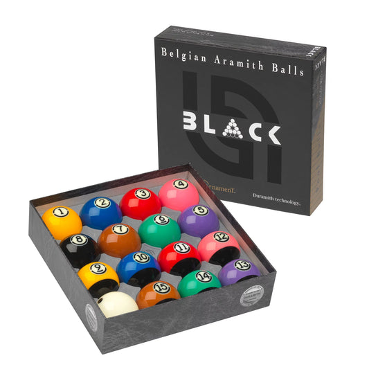 Aramith Tournament Black Pool Ball Set (with Duramith™ Technology) - Centric Billiard | Hong Kong's Premier Pool Table and Game Tables Retailer