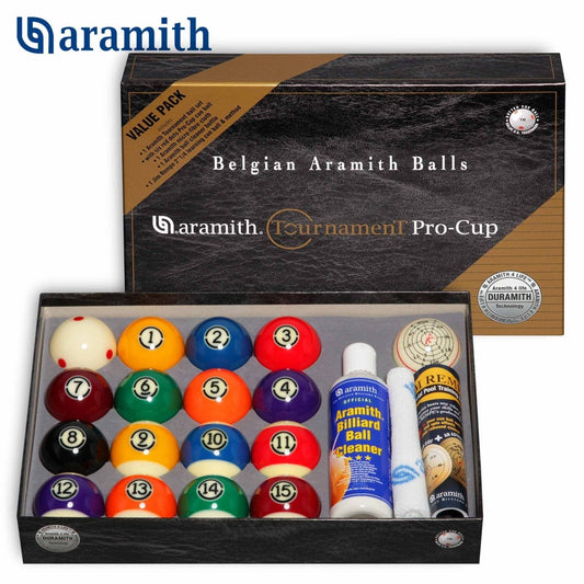 Aramith Tournament Pro - Cup Value Pack 2 1/4" (with Duramith™ Technology) - Centric Billiard | Hong Kong's Premier Pool Table and Game Tables Retailer