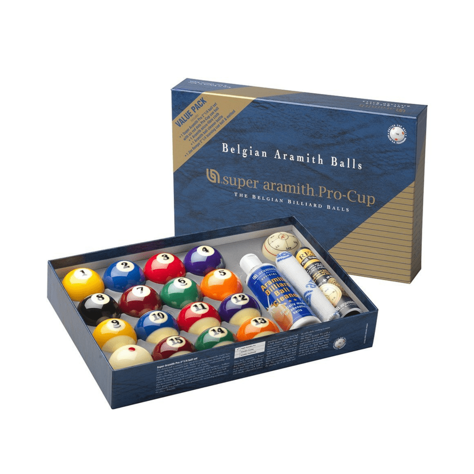 Aramith Super Pro Value Pack Pool Ball Set 2" ¼ - Centric Billiard | Hong Kong's Premier Pool Table and Game Tables Retailer