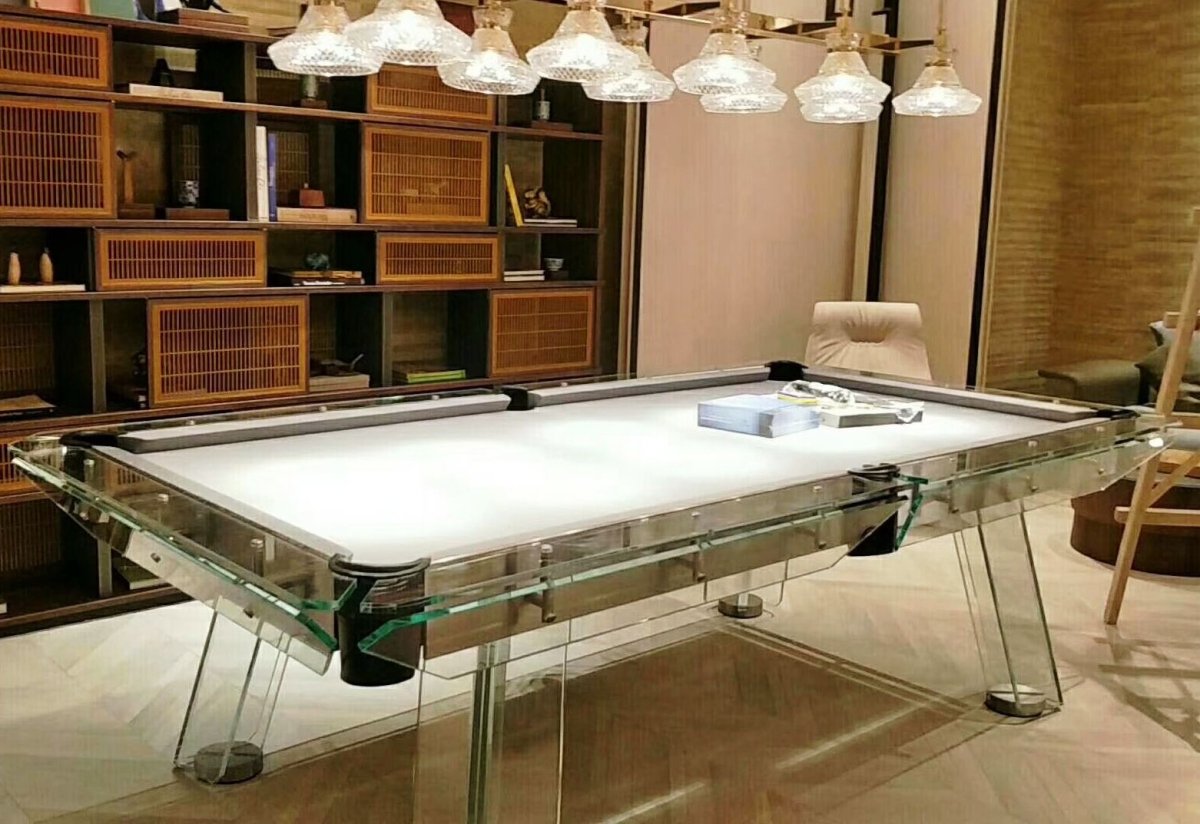 Berlin Glass Designer Pool Table - Centric Billiard | Hong Kong's Premier Pool Table and Game Tables Retailer