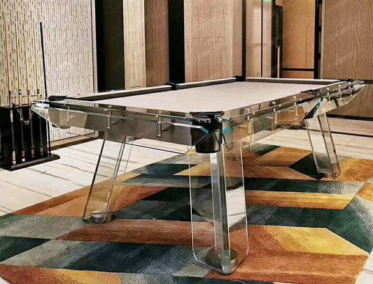 Berlin Glass Designer Pool Table - Centric Billiard | Hong Kong's Premier Pool Table and Game Tables Retailer