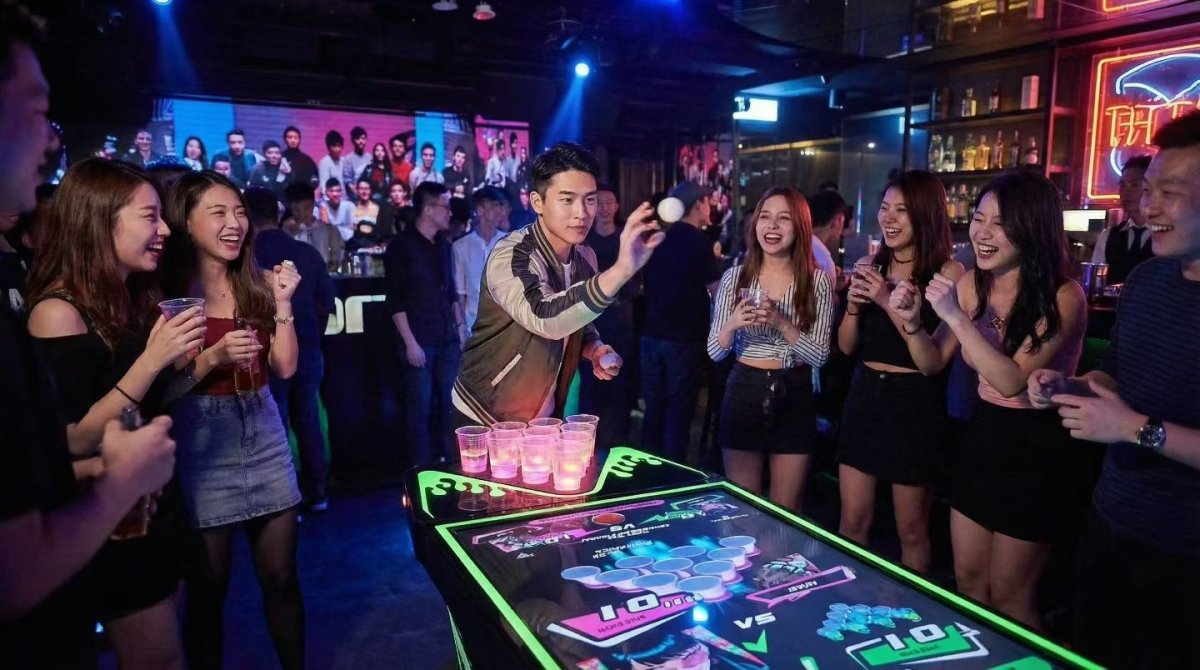 Blaze Pong Beer Pong Arcade Table - Centric Billiard | Hong Kong's Premier Pool Table and Game Tables Retailer