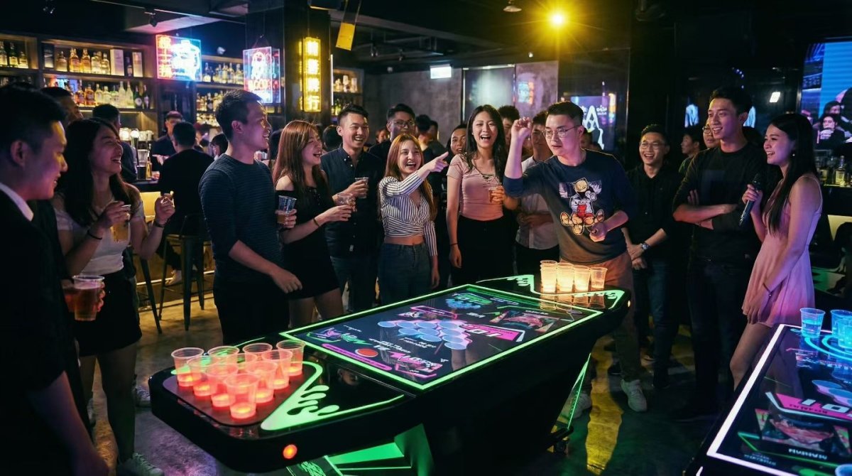 Blaze Pong Beer Pong Arcade Table - Centric Billiard | Hong Kong's Premier Pool Table and Game Tables Retailer