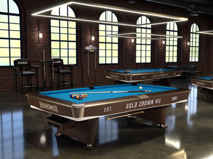 Brunswick Gold Crown VII Pool Table - Centric Billiard | Hong Kong's Premier Pool Table and Game Tables Retailer