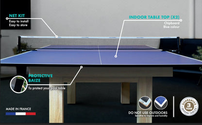 Cornilleau Table Tennis Table Top (9ft) - Centric Billiard | Hong Kong's Premier Pool Table and Game Tables Retailer