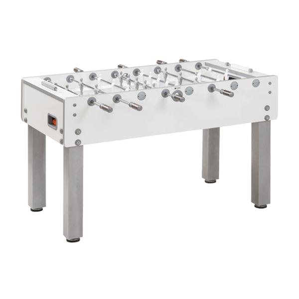 Garlando G-500 Pure White Soccer Table - Centric Billiard | Hong Kong's Premier Pool Table and Game Tables Retailer