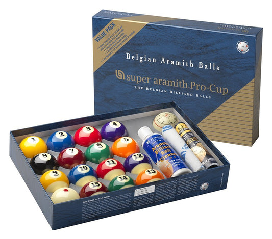 Aramith Super Pro Value Pack Pool Ball Set 2" ¼ - Centric Billiard | Hong Kong's Premier Pool Table and Game Tables Retailer